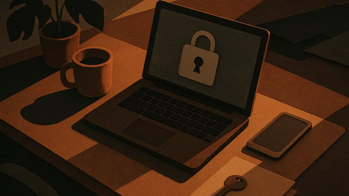 Article illustration: Staying secure while working remotely